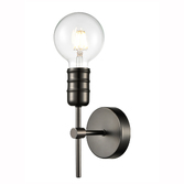 Photograph: Franklite Impact Gunmetal Finish Single Wall Light