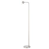 Photograph: Franklite Iris Satin Nickel Led Adjustable Standard Reading Lamp - 3000K