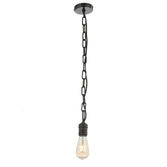 Photograph: Franklite Linky Iron Chain Finish Single Pendant