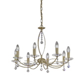 Photograph: Franklite Monaco Bronze 5 Light Chandelier