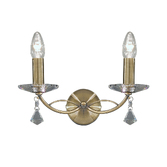 Photograph: Franklite Monaco Bronze Double Wall Light