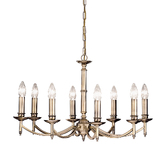 Photograph: Franklite Petrushka Bronze 8 Light Chandelier