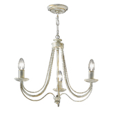 Photograph: Franklite Philly Cream 3 Light Chandelier