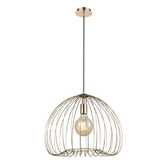 Photograph: Franklite Tropic Gold Pendant Cage - Clearance