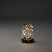 Photograph: Glass Decoration with Micro Amber Led 6 hr Timer, B/O 3xAA