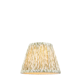 Photograph: Herb Garden Green Leaf Patterned 20cm Lampshade - E14/E27/B22 With Fixed Metal Gimbal