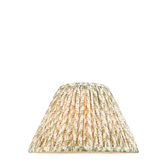 Photograph: Herb Garden Green Leaf Patterned 30cm Lampshade - E14/E27/B22 With Fixed Metal Gimbal