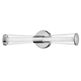 Photograph: Hinkley Elin Polished Chrome Dimmable Bathroom Led Wall Light - IP44 - 3000K