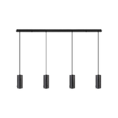 Photograph: Idolite Adele 1.4m Linear Pendant (FRAME ONLY), 4 x E27, Satin Black