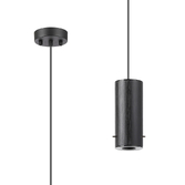 Photograph: Idolite Adele 10cm Pendant (FRAME ONLY), 1 x E27, Satin Black