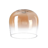 Photograph: Idolite Adele 27.5cm Wine Glass Shade (B) 42mm Top Hole, Amber Fade