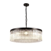 Photograph: Idolite Alaska Brown Oxide Finish 10 Light Pendant