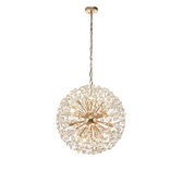 Photograph: Idolite Alborz French Gold 16 Light Crystal Sphere Pendant