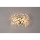 Photograph: Idolite Alborz French Gold 4 Light Crystal Wall Light