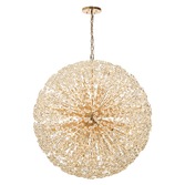 Photograph: Idolite Alborz French Gold 84 Light Crystal Sphere Pendant