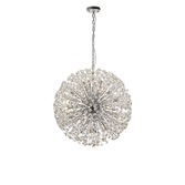 Photograph: Idolite Alborz Polished Chrome 24 Light Crystal Sphere Pendant