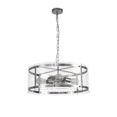 Photograph: Idolite Annapurna Polished Chrome Finish 4 Light Pendant