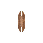 Photograph: Idolite Azario Modern Organic Luxe Hammered Red Antique Copper Up/Down Wall Lamp 360mm Curved - IP54