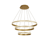 Photograph: Idolite Balbi Gold Large 3 Ring Dimmable Led Pendant Light - 4000K