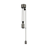 Photograph: Idolite Beardsmore Pulley Rise & Fall Pendant Pewter