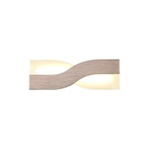 Photograph: Idolite Beckton Brushed Brown/Frosted White Led Wall Light - 3000K