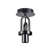 Photograph: Idolite Camille 12cm Flush Ceiling Light, 1 x E27, Black Chrome