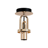 Photograph: Idolite Camille 12cm Flush Ceiling Light, 1 x E27, French Gold