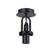 Photograph: Idolite Camille 12cm Flush Ceiling Light, 1 x E27, Matt Black