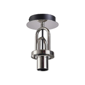 Photograph: Idolite Camille 12cm Flush Ceiling Light, 1 x E27, Polished Nickel