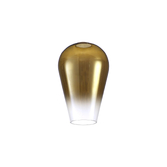 Photograph: Idolite Camille 14x21cm Pear Shaped Glass, Gold Fade/Clear