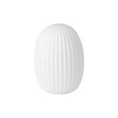 Photograph: Idolite Camille 20cm Almond Ribbed Glass, Opal