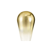 Photograph: Idolite Camille 23cm Pear Shaped Glass, Gold Fade/Clear