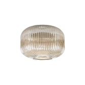 Photograph: Idolite Camille 25cm Pumpkin Shaped Ribbed Glass, Champagne