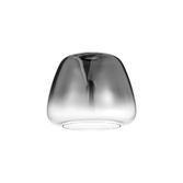 Photograph: Idolite Camille 28cm Trapezium Glass, Smoke Fade/Clear