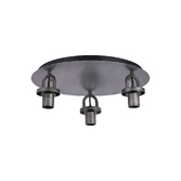 Photograph: Idolite Camille 45cm Ceiling Light, 3 x E27, Aged Pewter