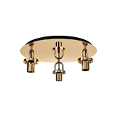 Photograph: Idolite Camille 45cm Light Flush Ceiling Light, 3 x E27, French Gold