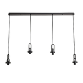 Photograph: Idolite Camille Linear Suspension Kit, 4 x E27, Matt Black
