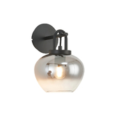 Photograph: Idolite Camille Mini Switched Wall Lamp Trapezium Shade Matt Black
