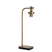 Photograph: Idolite Camille Table Lamp, 1 x E27, Brass Gold