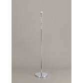 Photograph: Idolite Caucasus Polished Chrome Crystal Floor Lamp