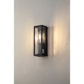 Photograph: Idolite Dempsey Anthracite Flush 1 Light Exterior Wall Light - IP65