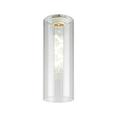 Photograph: Idolite Devine 10x28cm Clear Ribbed Slim Tube Glass (AD), Shade