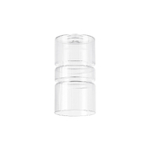 Photograph: Idolite Devine 12x20cm Clear Ribbed Sculptured Cylinder Glass (AF), Shade