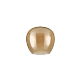 Photograph: Idolite Devine 18x17cm Amber Plated Wine Glass Shade