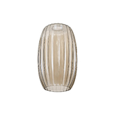 Photograph: Idolite Devine 18x29cm Champagne Ribbed Tubular Glass Shade