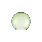 Photograph: Idolite Devine 20x18cm Open Mouth Round Green Globe Glass Shade