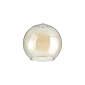 Photograph: Idolite Devine 20x18cm Open Mouth Round Iridescent Globe Glass Shade