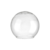 Photograph: Idolite Devine 25x22.5cm Open Mouth Round Clear Globe Glass Shade