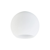 Photograph: Idolite Devine 25x22.5cm Open Mouth Round Opal Globe Glass Shade