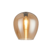 Photograph: Idolite Devine 25x27cm Amber Plated Wine Glass Shade